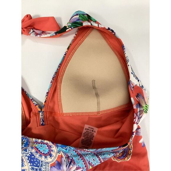 New. Johnny Was floral halter one piece swimsuit. Small. Retails $215 - Picture 11 of 13